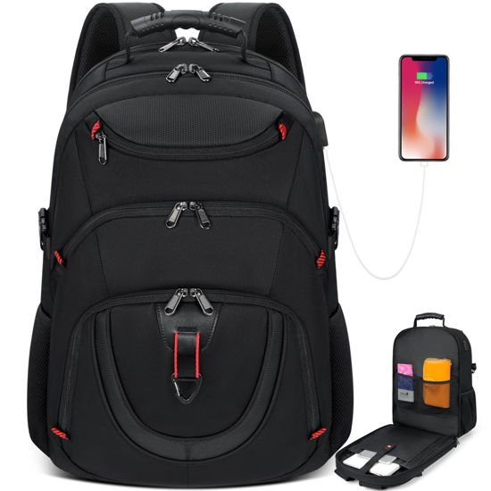 Business computer outlet backpack