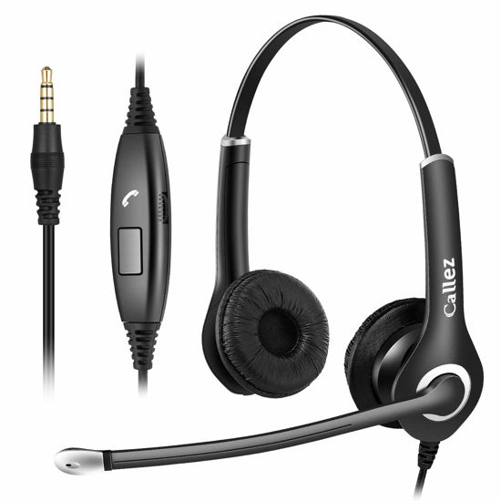 GetUSCart Computer Headset with Microphone Noise Cancelling 3.5