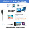 Picture of Computer Headset with Microphone Noise Cancelling, 3.5mm Cell Phone Headsets for iPhone Samsung Laptop PC Tablet Skype Webinar Office Business Call Center, Clearer Voice, Ultra Comfort