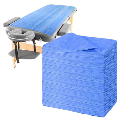 Picture of SOTAR Disposable Massage Table-Bed Sheets - 90 Count 31.5" x 71" Waterproof Bed Covers - Non-Woven Sanitary Flat Sheets Use at Home Salon & Spa Beds Medical Exam Tables Tattoo Parlors & More