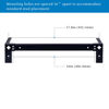 Picture of RackPath 2U Vertical Wall Mount Rack - Heavy Duty 125lbs Capacity Vertical Mounting Bracket