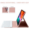 Picture of Keyboard Case for iPad Pro 12.9 2022 6th Generation / 2021 5th Gen / 2020 4th Gen / 2018 3rd Gen, 12.9-inch iPad Pro Case with Magnetically Detachable Wireless Keyboard and Pencil Holder, Champagne