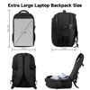 Picture of Lapsouno Large Travel Backpack, Laptop Backpack, Carry on Backpack, Durable Extra Large 17 Inch TSA Friendly Business Travel Laptop Backpack with USB Port, Anti Theft Bag Gifts for Men Women, Black