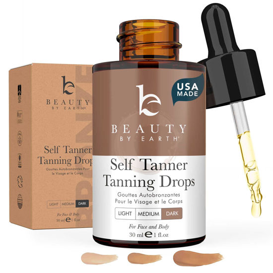 Picture of Self Tanning Drops - Face Tanner Drops Ultra Dark - Bronzer Drops - Self Tanner for Face - Self Tanners Best Sellers - Face Tanning Drops to Add to Moisturizer - Face Tan Drops - Bronzing Drops