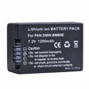 Picture of Tectra 2 Pack DMW-BMB9 DMW-BMB9E DMW-BMB9PP Battery and LED USB Charger for Panasonic Lumix DC-FZ80, DMC-FZ40K, DMC-FZ45K, DMC-FZ47K, DMC-FZ48K, DMC-FZ60, DMC-FZ70, DMC-FZ100, DMC-FZ150 Digital Camera