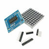 Picture of HiLetgo 3pcs MAX7219 8x8 Dot Matrix LED Display Module 5V MCU Control MAX7219 8 * 8 LED Dot Matrix DIY Kit