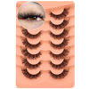 Picture of Mink Lashes Wispy Natural Lashes Cat Eye False Eyelashes Cluster Lashes Natural Look Strip Eye Lashes 16MM Fake Eyelashes by Winifred