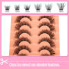 Picture of Mink Lashes Wispy Natural Lashes Cat Eye False Eyelashes Cluster Lashes Natural Look Strip Eye Lashes 16MM Fake Eyelashes by Winifred