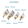 Picture of Cable Matters 4-Pack SMA to BNC Adapter Kit, BNC to SMA Adapter Kit, SMA to BNC Gender Changer and Connector Adapter Kit