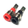 Picture of CESS Black and Red Banana Female Jack Socket - 4mm Banana Female Connector Panel/Chassis Mount Soldering Type (10 Pack)