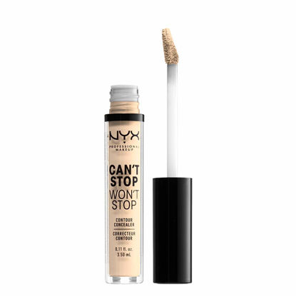 Picture of NYX PROFESSIONAL MAKEUP Can't Stop Won't Stop Contour Concealer, 24h Full Coverage Matte Finish - Pale