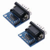 Picture of ANMBEST 2PCS MAX3232 3.3V to 5V DB9 Male RS232 Serial Prot to TTL Converter Module Root Connector for Arduino Raspberry Pi and Microcontrollers