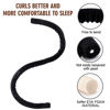 Picture of Heatless Hair Curler for Short/Medium/Long Hair, IENIN Hair Rollers Heatless Curls to Sleep in Soft Foam Overnight for Women Heatless Curling Rod Headband (with 2 Hair Scrunchies)(Black)