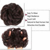 Picture of MORICA 1PCS Messy Hair Bun Hair Scrunchies Extension Curly Wavy Messy Synthetic Chignon for Women (33#(Dark Auburn))