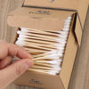 Picture of Bamboo Cotton Swabs - 500 Count - Vegan Cotton Swabs, Eco Friendly Double Tips, Plastic Free Ear Sticks, All Natural 100% Biodegradable Organic Cotton buds by Isshah