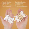 Picture of Bamboo Cotton Swabs - 500 Count - Vegan Cotton Swabs, Eco Friendly Double Tips, Plastic Free Ear Sticks, All Natural 100% Biodegradable Organic Cotton buds by Isshah