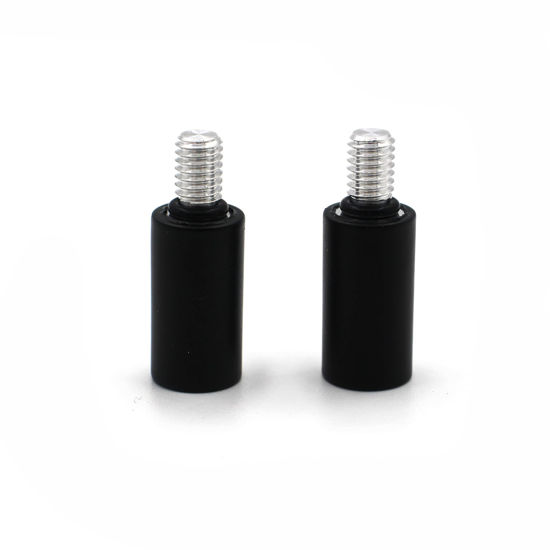 Picture of Antenna Adapter Bolts Compatible with Chevy Silverado & GMC Trucks Most Year [1x 7mm Female to 6mm Male & 1x 6mm to 6mm] (Black Adapters)