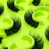 Picture of HBZGTLAD 5pairs/6 Pairs Fluffy False Eyelashes Natural Faux Mink Strip 3D Lashes Pack (3DQG115)