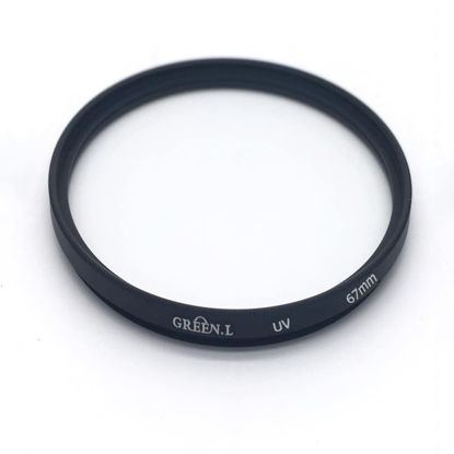 Picture of 67mm HD UV Filter for Canon R6 R5 W/RF 24-105mm f/4-7.1 Lens, for Canon 90D 80D W/EF-S 18-55mm Lens, for Nikon D7500 W/Nikkor 18-140mm f/3.5-5.6G Lens-1Pack