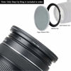 Picture of 67mm-77mm Lens-Filter Step Up Adapter Ring, 67mm Lens to 77mm Filter, Hood, Lens Converter and Other Accessories(2 Packs), Fire Rock Aviation Aluminum Alloy Ring