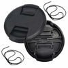 Picture of Center Pinched Lens Cap for Nikkor Z 50-250mm Lens for Nikon Z50, for Sony RX10 CX900E AX100E E18-200LE II E10-8 Lens, Fire Rock Second Generation Snap-On 62mm Lens Cap-2Packs