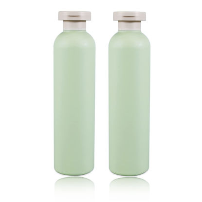 Picture of UMETASS 8.8oz Squeeze Bottles with Flip Cap, Refillable Plastic Travel Bottles for Creams, Lotion, Shampoo, Conditioner (2 Pcs)