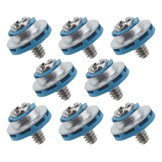 Picture of Haidong Hard Drive Mounting Screw for 3.5inch HDD Blue HDD Isolation Grommet Mute Mounting Screws for DC5800 DC7800 DC7900 DC7800 8000 8100 Z400 Z600-8PCS