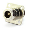 Picture of DGZZI 2-Pack N Female to N Female RF Coaxial Adapter with 4-Hole Panel Mount N Coax Jack Connector