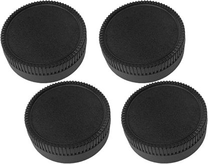 Picture of [4Pack] Rear Lens Cap Cover Compatible for Nikon AF AF-S SLR DSLR Cameras Lens,HUIPUXIANG Nikon D5100 D7500 D7000 D850 D810 D800 D750 D350 D3500 D3400 D3300 D3200 D3100 D5600 D5500 D5300 D90 D80 D70