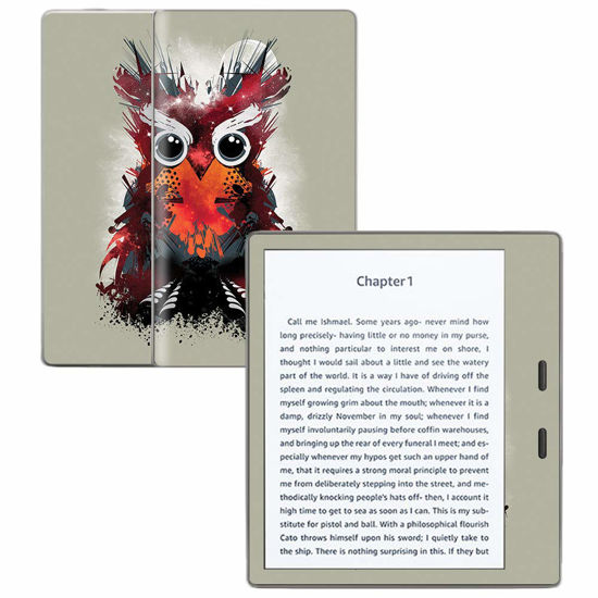 Picture of MightySkins Skin Compatible with Amazon Kindle Oasis 7" (9th Gen) - Owl Universe | Protective, Durable, and Unique Vinyl Decal wrap Cover | Easy to Apply, Remove, and Change Styles | Made in The USA