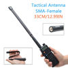 Picture of ABBREE SMA-Female Dual Band VHF/UHF 144/430MHz High Gain Foldable CS Tactical Antenna for Baofeng BF-F8HP BF-888S GT-3 UV-5R UV-82 Two Way Radio (13in)