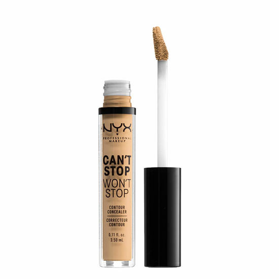 Picture of NYX PROFESSIONAL MAKEUP Can't Stop Won't Stop Contour Concealer, 24h Full Coverage Matte Finish - True Beige