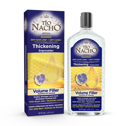 Picture of Tio Nacho Anti Hair Loss Thickening Volume Filler Shampoo with Royal Jelly & Rosemary, Volumizing & Body-Boosting Hair Care, 14 Fluid Ounces