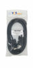 Picture of YCS basics Black DB9 9 Pin Serial / RS232 Male/Female Extension Cable (15 Ft)