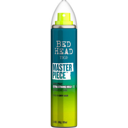 Picture of TIGI Bed Head Masterpiece Shiny Hairspray for Strong Hold Travel Size 2.4 oz