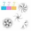 Picture of Rapid Volume Eyelash Extension 0.03 D Curl 9mm Easy Fan Rapid Blooming Lashes 3D 4D 5D 6D 10D 20D