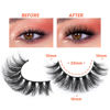 Picture of False Eyelashes Natural Look Wispy Lashes Faux Mink 5D Volume Eyelashes 16mm Light Fluffy Eye Lashes Multipack by TOOCHUNAG