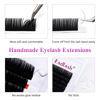 Picture of Eyelash Extensions D Curl 0.10 8-14mm Mix Classic Lash Extensions Black Individual Eyelashes Extension Supplies Salon Use (0.10-D, Mix 8-14mm)