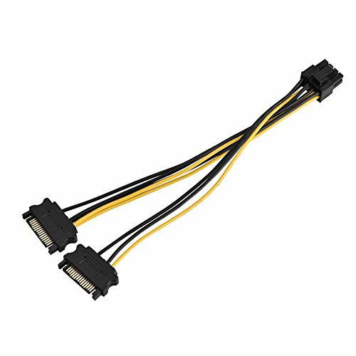 Getuscart Dewin Pci Express Power Cable Pin Dual Sata Male To