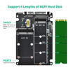 Picture of ELUTENG M.2 NGFF to SATA Adapter MSATA and B Key/B&M Key M.2 NGFF SDD to 2.5" SATA III 2 in 1 Converter Supports MSATA/M.2 NGFF 2280, 2260, 2242, 2230 (Not Support NVME SSD)