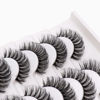 Picture of Veleasha Russian Strip Lashes DD Curl False Eyelashes Fluffy Wispy Faux Mink Lashes 10 Pairs Pack (D04)