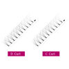 Picture of Premade Fans Eyelash Extensions Mixed Tray 3D 4D 5D 6D Premade Lash Extensions Fans Short Stem Pre Made Volume Lashes Pre Fanned Lash Extensions Supplies (4D-0.10C, 8-14mm)