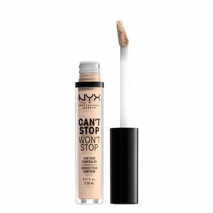 Picture of NYX PROFESSIONAL MAKEUP Can't Stop Won't Stop Contour Concealer, 24h Full Coverage Matte Finish - Light Ivory