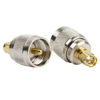 Picture of MWRF 2PCS UHF Male to SMA Male PL-259 PL259 Connector RF Coax Coaxial Adapter; SMA Male to PL259