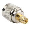 Picture of MWRF 2PCS UHF Male to SMA Male PL-259 PL259 Connector RF Coax Coaxial Adapter; SMA Male to PL259