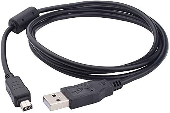 Picture of Alitutumao CB-USB5 CB-USB6 USB Date Cable Replacement Photo Transfer Cord Compatible with Olympus Mju Mju Tough Pen Stylus Digital Cameras TG-830 TG-630 TG-860 TG-870 and More (4.9ft)