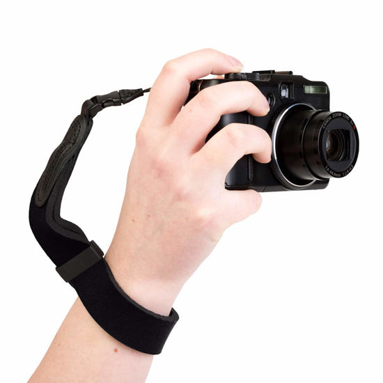 Picture of OP/TECH USA Mirrorless Neoprene Camera Wrist Strap (Black) Large