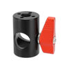 Picture of CAMVATE Light Stand Head Adapter with ARRI 3/8"-16 Thread Hole and 4 Locating Hole(Red)-3113