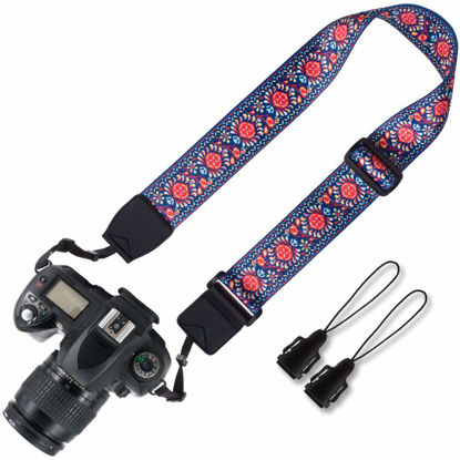 Picture of Elvam Adjustable Camera Belt Strap Compatible for DSLR/SLR/DC/Instant Camera, B