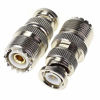 Picture of BNC Male to UHF Female SO-239 SO239 Adapter 4pcs RF coaxial Coax Connector